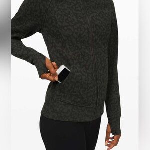 Lululemon 2019 Scuba Hoodie Cotton FleeceFormation Camo Evergreen Multi